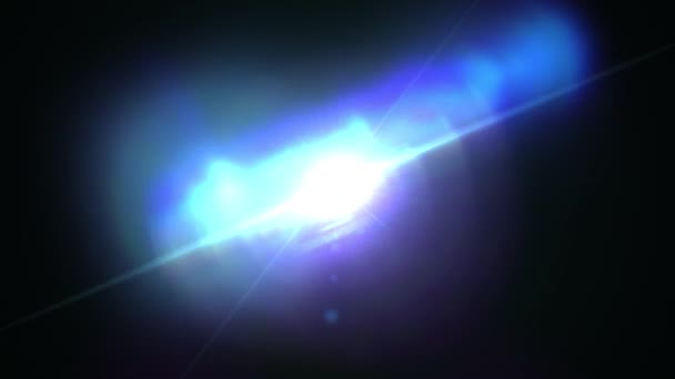 Ефект Оптичного Єктиву Light Ray Високоякісний Реалістичний Сучасний Багатокольоровий Спалах — стокове відео
