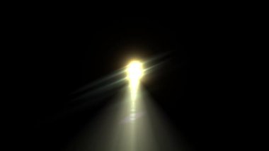 Ortadaki yumuşak optik objektiften gelen 4K beyaz cennet ışıkları parlak animasyon sanat arka plan animasyonunu ateşliyor. Hareketli doğal ışıklandırma lambaları parlak efekt dinamik renkli.