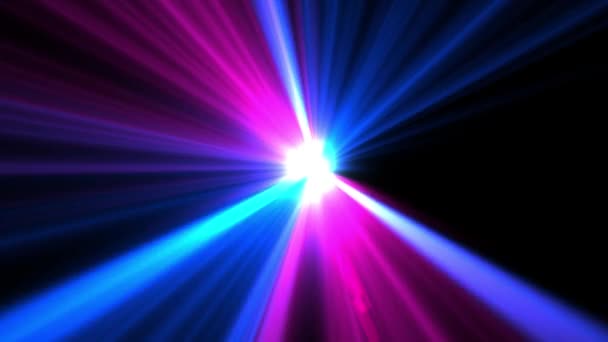White Luzes Céu Quente Centro Lentes Ópticas Suaves Chama Animação — Vídeo de Stock