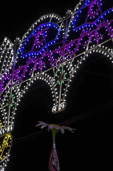 Luces artísticas en Italia del Sur — Foto de Stock