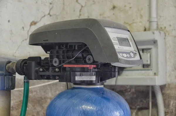 El temporizador de un acondicionador de agua — Foto de Stock