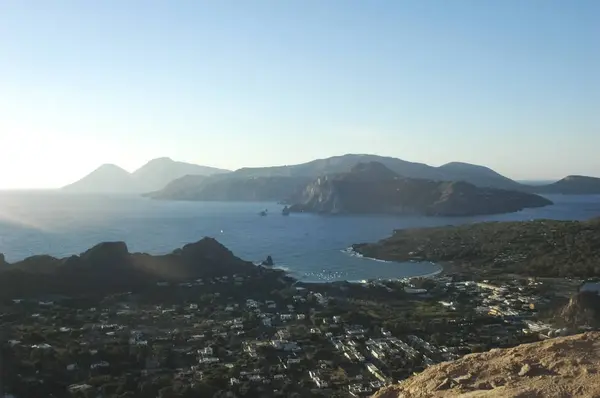 Vulcano Lipari adadan — Stok fotoğraf