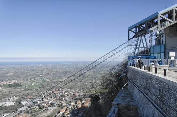 O elevador aéreo — Fotografia de Stock