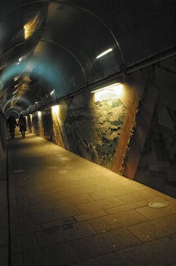 Romantik bir kentsel çevre pasajda