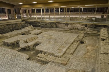 Roma bir evde mozaik döşeme