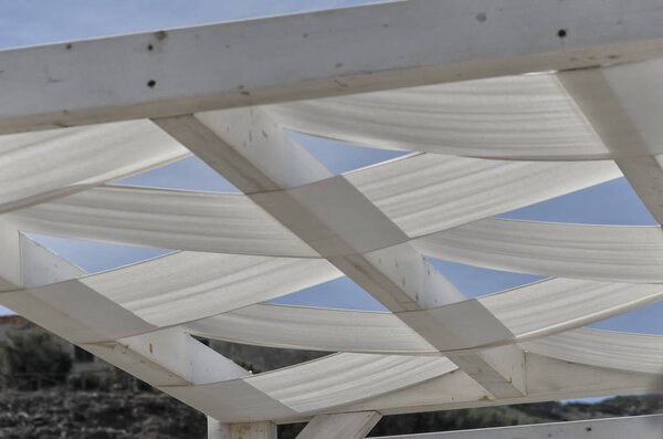 Переплетение ткани, используемой в качестве покрытия
