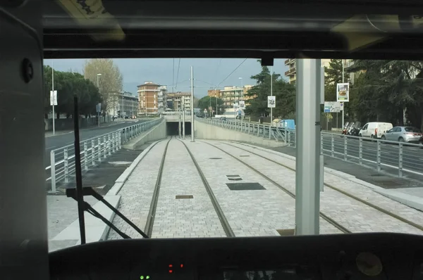 Der Straßenbahnfahrer — Stockfoto