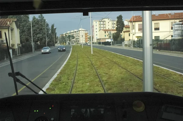 O condutor do eléctrico — Fotografia de Stock