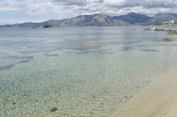Güney Sardinya temiz su — Stok fotoğraf