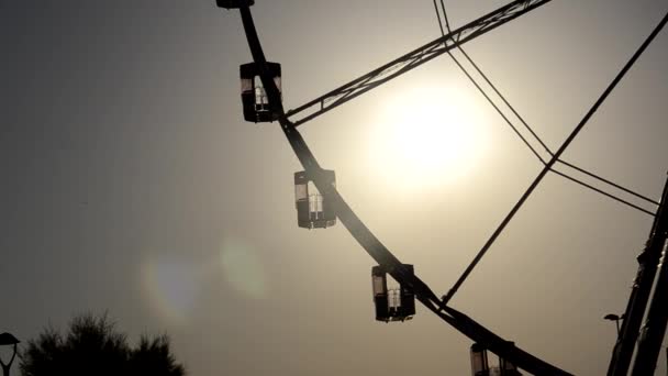 Riesenrad in Aktion — Stockvideo