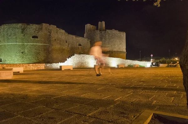 Το φρούριο του Οτράντο τη νύχτα — Φωτογραφία Αρχείου