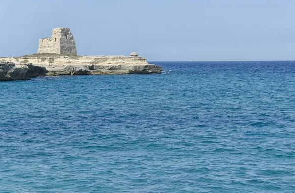 El paisaje marino del sur de Apulia — Foto de Stock