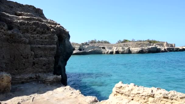 La playa de la Apulia — Vídeos de Stock