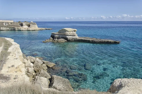 Прозрачное море Саленто — стоковое фото