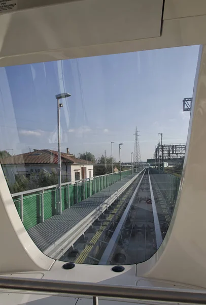 O motorista do metrô — Fotografia de Stock