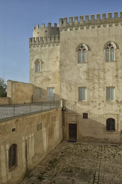 Il cortile interno del castello di Donnafugata — Foto Stock