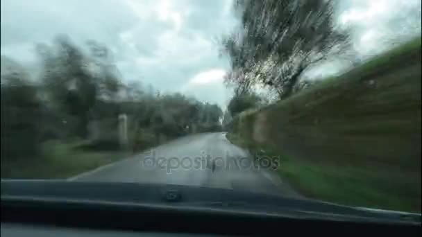 Drivelapse Toscanan Maisemassa — kuvapankkivideo