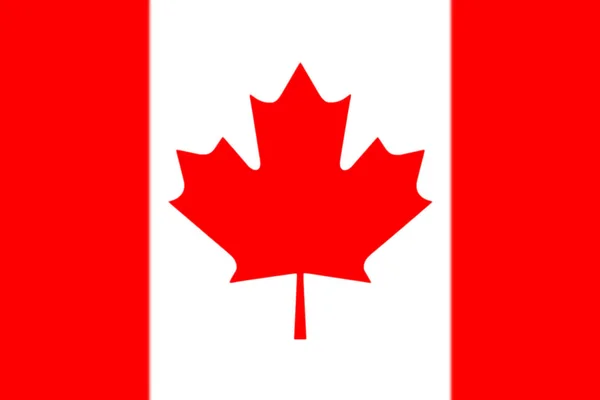 Bandera Nacional Canadiense 3D Rendering — Foto de Stock