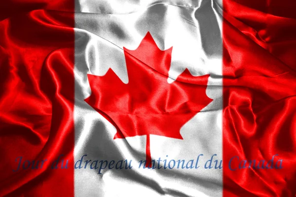 Bandiera Nazionale Canadese 3D Rendering — Foto Stock