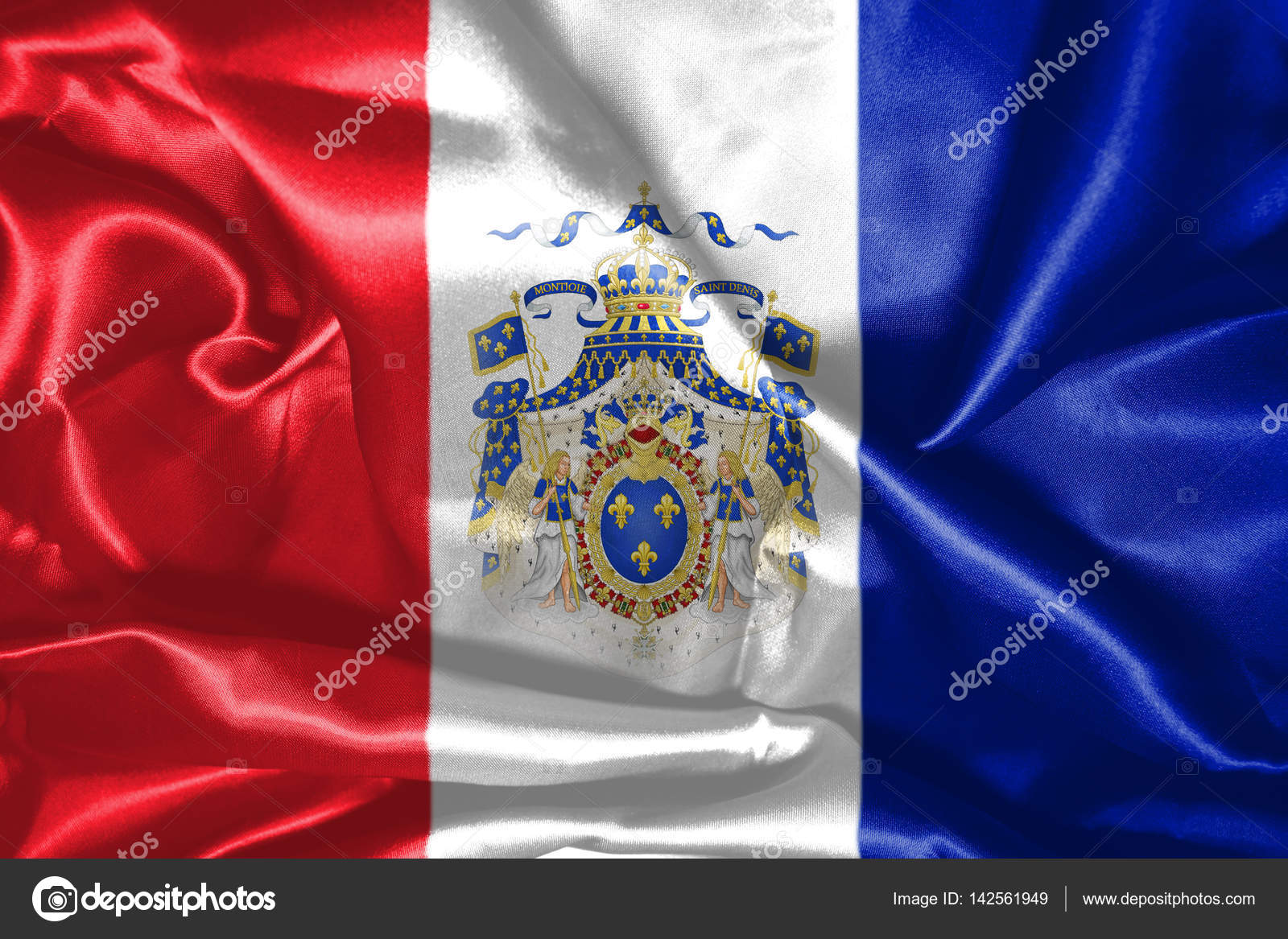 What do the arms and the flag of France What do the arms and the flag of France