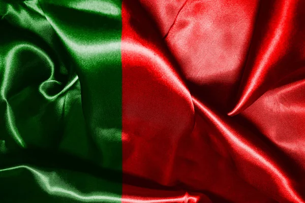 Portugiesische Nationalflagge 3d Illustration — Stockfoto