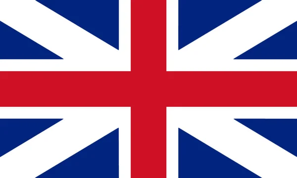 Great Britain Flag King's Colours. Illustration 3D de l'enseigne civile et d'État — Photo