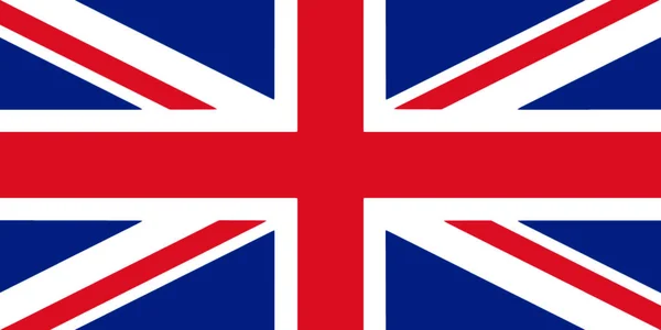 Flaga Wielkiej Brytanii ilustracja 3d — Zdjęcie stockowe