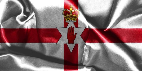 Bandeira da Irlanda do Norte. Ulster Banner ilustração 3D — Fotografia de Stock