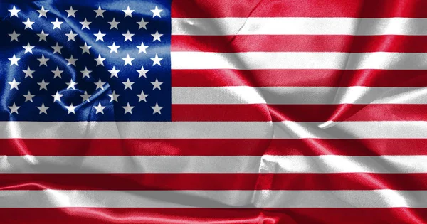 Estados Unidos de América Bandera 3D ilustración — Foto de Stock
