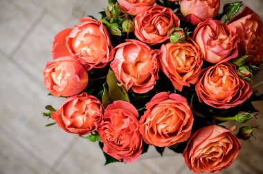 Çok güzel ve şık buket yumuşak çiçek