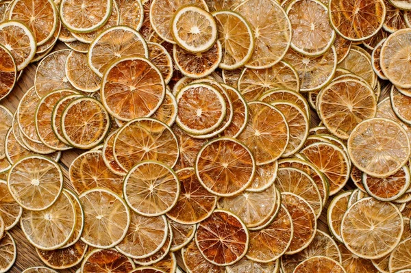 Large amount of fresh and tasty slices of lemon fruits — Stock Photo, Image