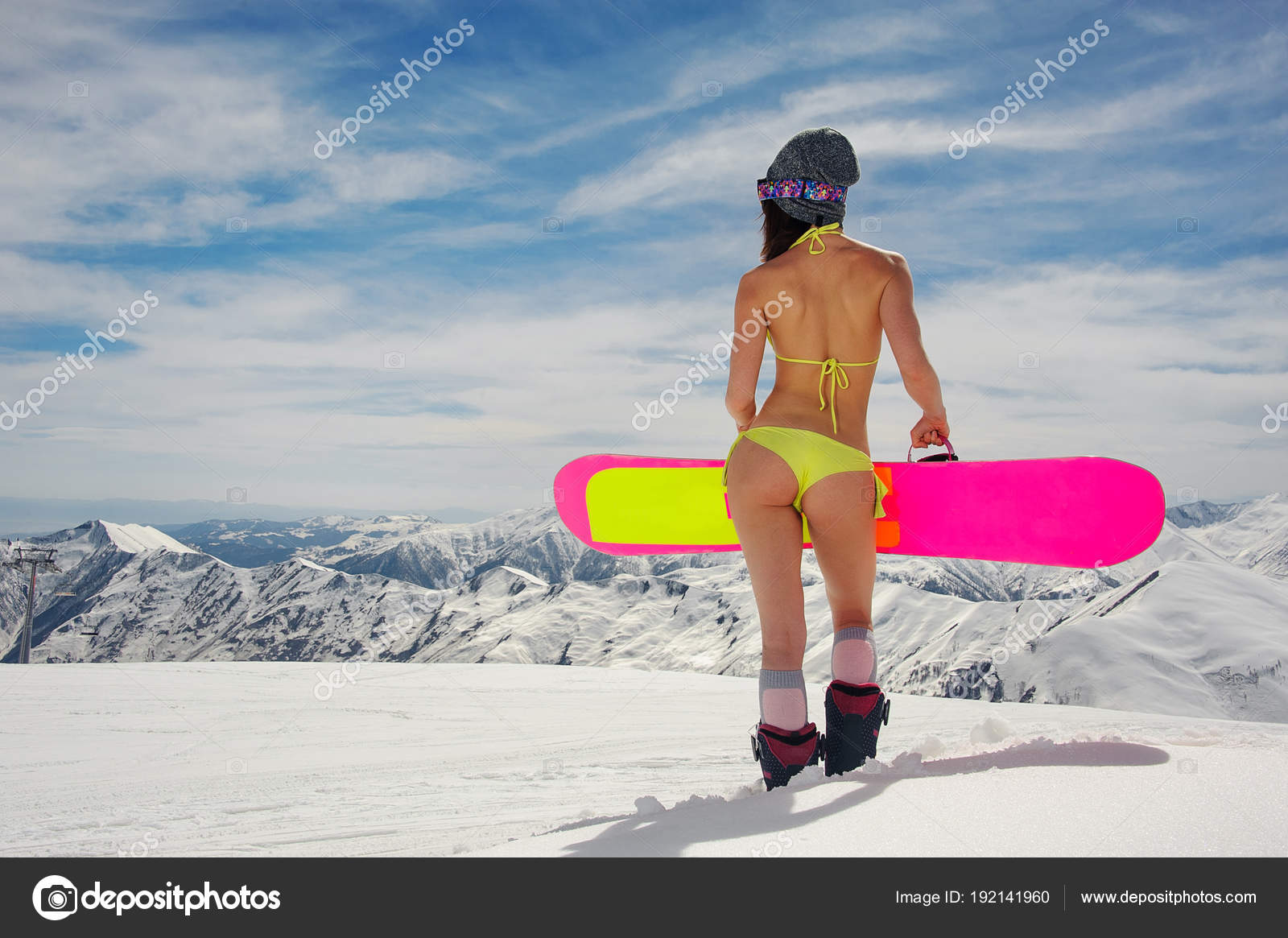 sexy snowboard girls Sheer lingerie videos
