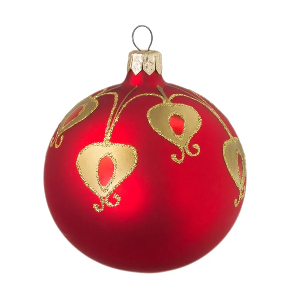 Kırmızı christmas dekorasyon top