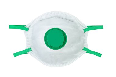 Simple respirator isolated on white