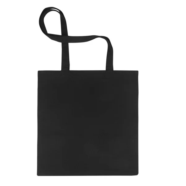Black Rag Bag Isolated White Background — Stock Photo, Image
