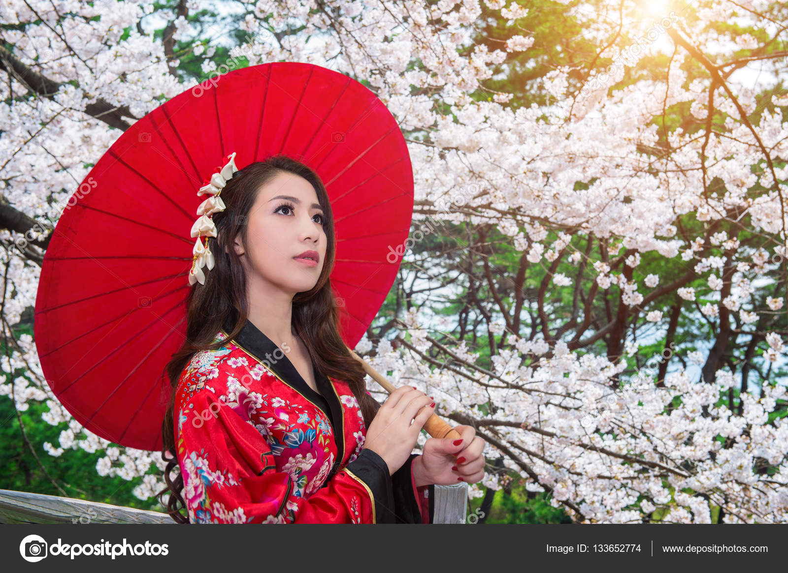 Aus einem japanischen mädchen