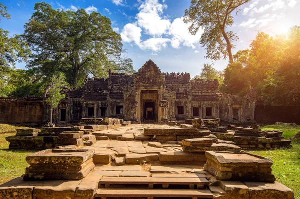 Angkor Wat Temple, Siem colhe no Camboja . — Fotografia de Stock