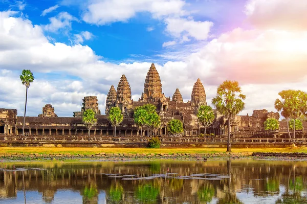 Tempel van Angkor Wat, Siem reap in Cambodja. — Stockfoto