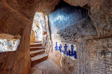 Xishan dağın Park Kunming, Yunnan Eyaleti, Çin.
