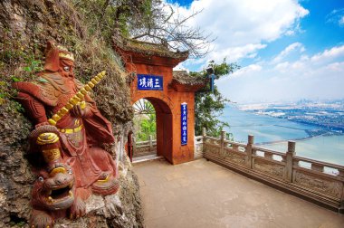 Xishan dağın Park Kunming, Yunnan Eyaleti, Çin.