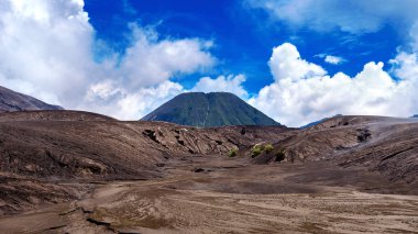 Mount Bromo yanardağ (Gunung Bromo) Bromo Tengger Semeru Milli Parkı'nda, Doğu Java, Endonezya.