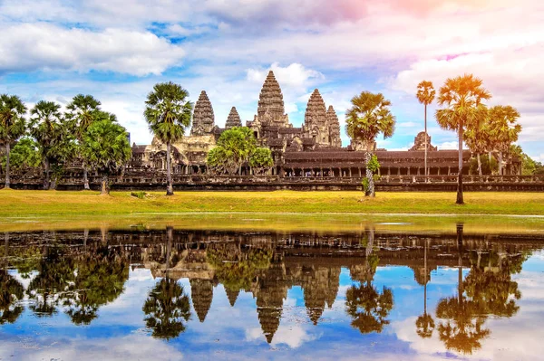 Tempel van Angkor Wat, Siem reap in Cambodja. — Stockfoto