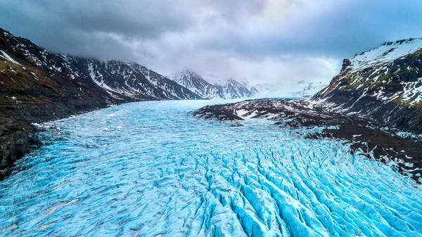 아이슬란드 의바트나 조컬 국립 공원에 있는 빙 하. — 스톡 사진