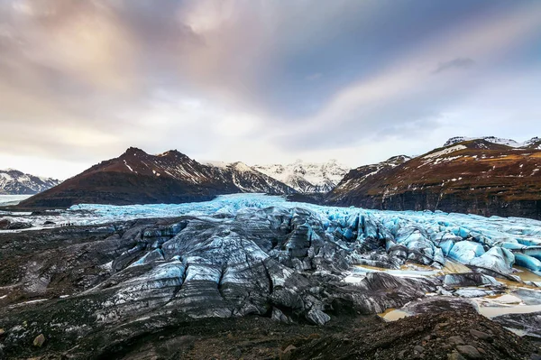 Glacier Skaftafell, parc national Vatnajokull en Islande. — Photo