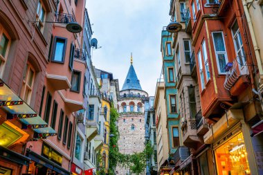 İstanbul, Türkiye 'deki Galata Kulesi.