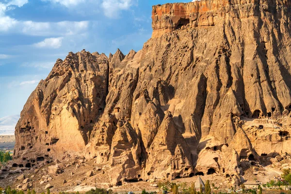 Αρχαία σπηλιά κοντά στο Goreme, Καππαδοκία στην Τουρκία. — Φωτογραφία Αρχείου