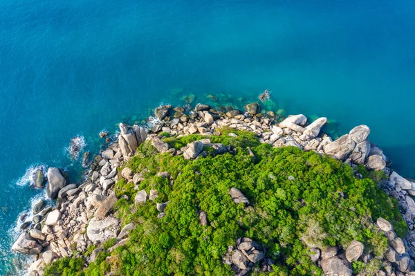 Luftaufnahme Der Küste Der Insel Koh Tao Thailand — Stockfoto