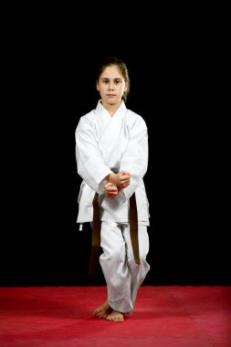 Kız eğitim Karate dövüş sanatları