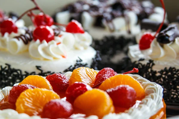 Farklı kek arka plan, kiraz kek