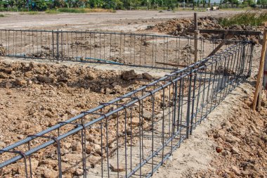 takviye için bina inşaat çelik çubuklar çubukları